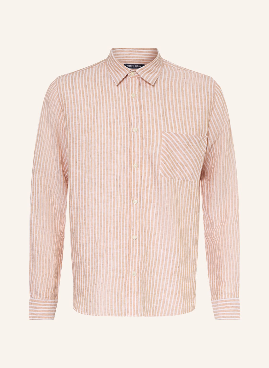 Frescobol Carioca Leinenhemd Telles Relaxed Fit beige Frescobol Carioca Leinenhemd Telles Relaxed Fit beige von FRESCOBOL CARIOCA