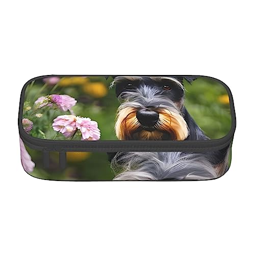 Sorte Frisches Gemüse Obst Große Kapazität Durable Fach Schreibwaren Stift Tasche, Bleistift Box, Schnauzer, Einheitsgröße, Schlüsselhülle von FRESQA