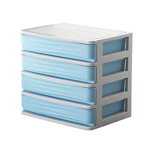 FRGMNT Kosmetik Organizer Make-Up Aufbewahrungs Box Schönheit Make-Up Schubladen Kosmetik Box, Blau 4 Schicht von FRGMNT