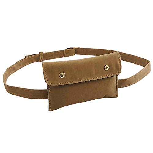 FRGMNT Peeling Leder Klappe Gürtel Tasche Frauen Gürtel Damen Schulter Kreuz Körper Umhänge Tasche Brust Tasche Hand Khaki von FRGMNT