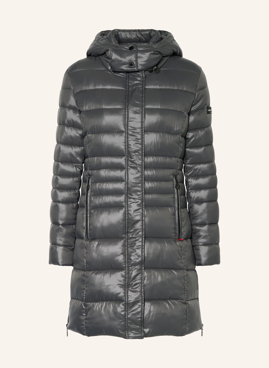 Frieda & Freddies Steppmantel Dalia 2 Mit Abnehmbarem Kunstpelz grau von FRIEDA & FREDDIES