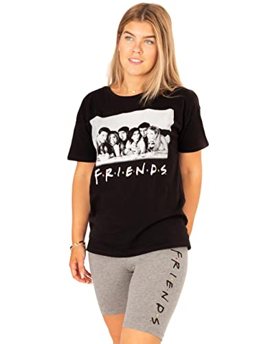 Freunde Pyjamas Womens Erwachsene T-Shirt mit Zyklus Shorts Loungewear von Friends