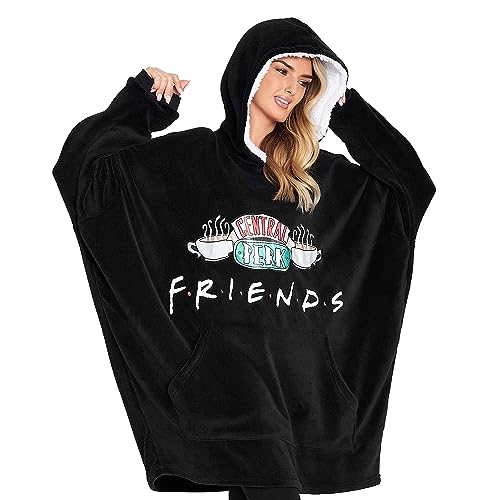 FRIENDS Hoodie Damen, Oversize Pullover Damen, Kapuzenpullover Damen, Central Perk Oversized Hoodie von FRIENDS