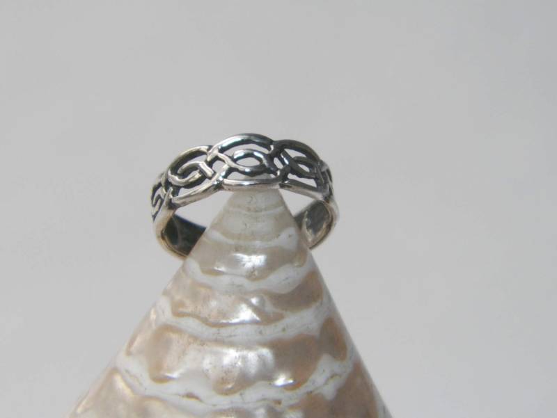 Handcrafted.925sterling Silber Toe, Cnuckle Celtic Knot Ring Einstellbar von FRIENDSJEWELRYinc