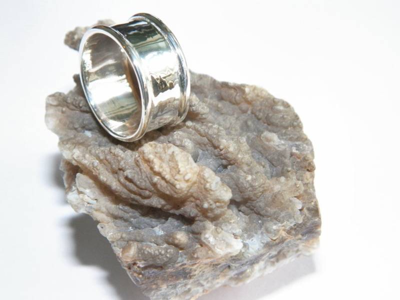 Handgefertigt in Usa Solid.925 Sterling Silber Band Ring Ehering-Custom Size von FRIENDSJEWELRYinc