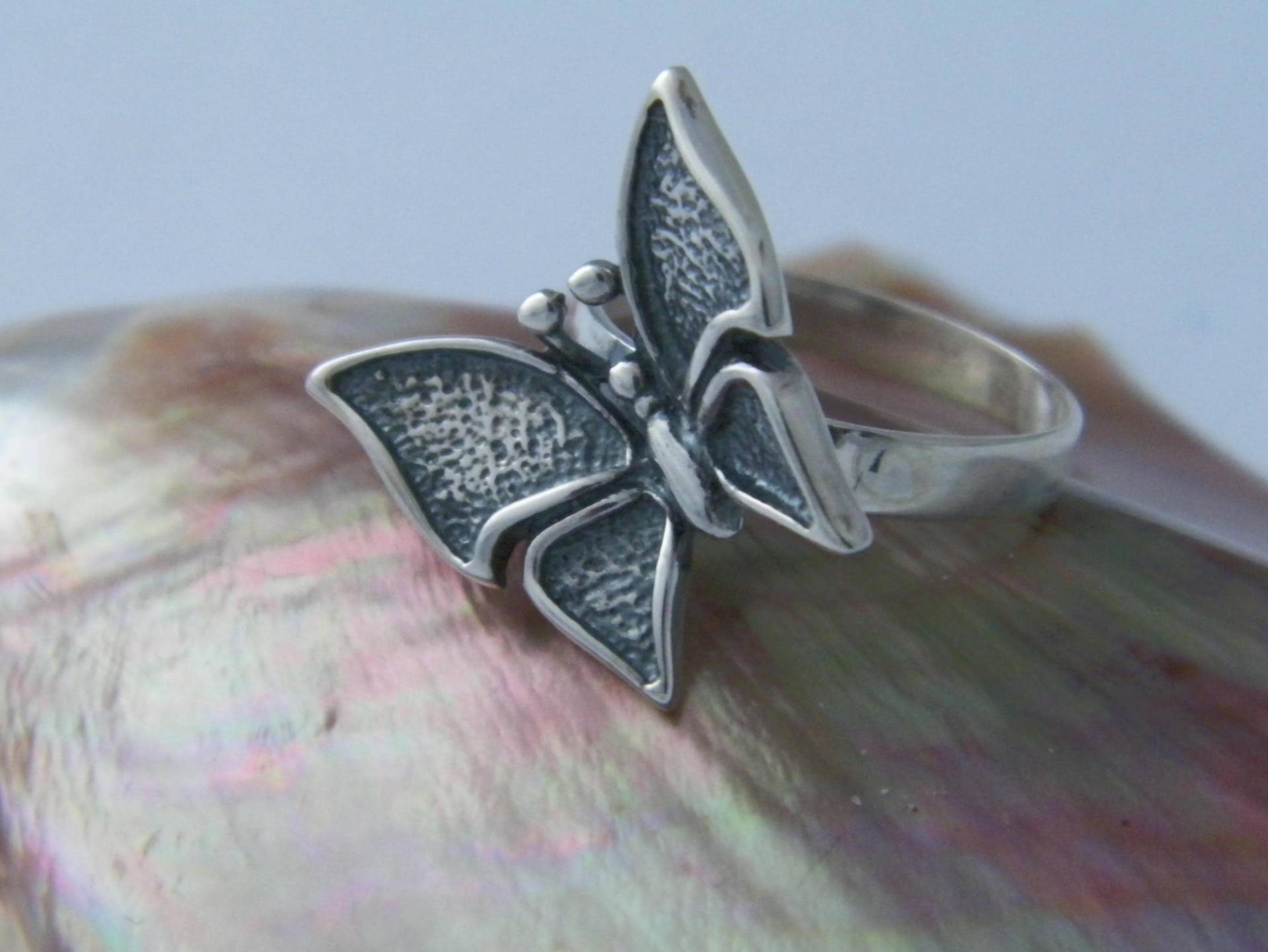 Handgefertigte Wunderbare Schmetterling .925 Sterling Silber Ring von FRIENDSJEWELRYinc