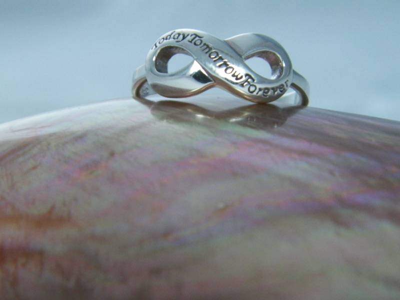 Handgemachter 925 Sterling Silber Ring Mit Symbol Der Unendlichkeit - Maßanfertigung von FRIENDSJEWELRYinc