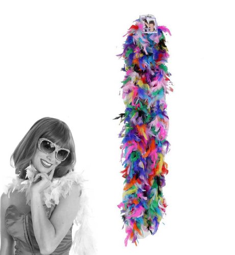 Boa Feder Boa Federboa 1,8m bunt von FRIES