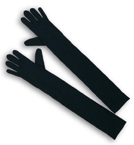Handschuhe schwarz 60cm lang von FRIES