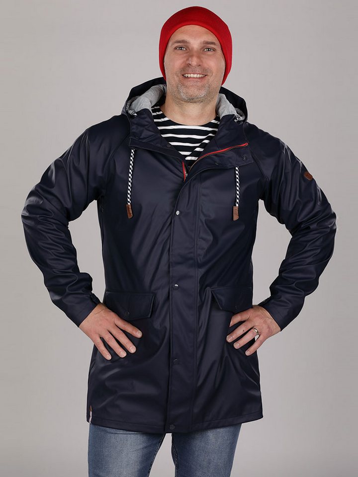 FRIESEN Friesennerz Regenjacke Herren "Kein Wasser, Mann!" II mit Innenfutter - Jacke wasserdicht von FRIESEN Friesennerz