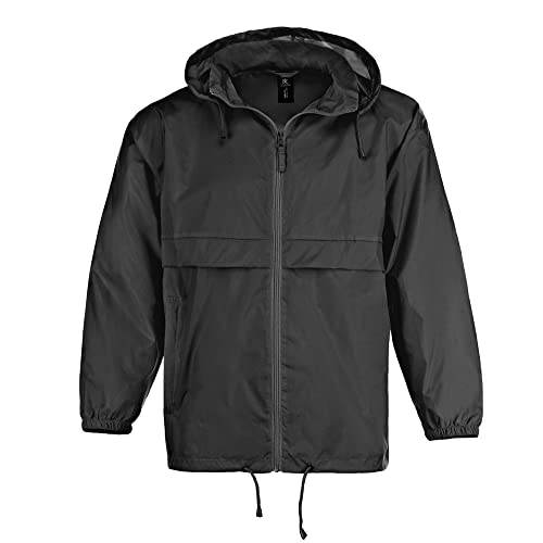 FRIESEN Friesennerz Unisex Windbreaker 'Moin von 8ern!' - Windjacke Regenjacke Fahrradjacke in Schwarz Größe XXL FRIESEN Friesennerz Unisex Windbreaker 'Moin von 8ern!' - Windjacke Regenjacke Fahrradjacke in Schwarz Größe XXL von FRIESEN Friesennerz