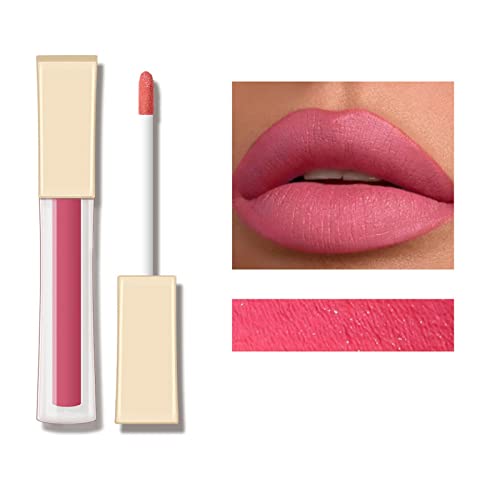 Damen Flüssige Lippenstift Langanhaltende wasserfeste Lippenstiftpackungen Lipstick Long Lasting Lipgloss Lip Stain Make-up Geburtstage Geschenk (I, One Size) von FRMUIC