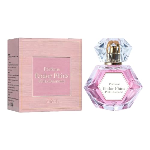 Eau de Parfum 50ML Frisch Tragbar Langlebig Damenparfüm Eleganz Jasmine Rose Frische Duft Parfüm Geschenke für Frauen (Pink, One Size) von FRMUIC