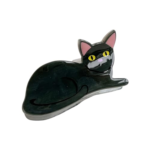 Haarklammer Katze Tier Haarspangen Damen Mädchen Klauen Clips für Geschenke Rutschfeste Niedlicher Haarspange Haarklammern Hair Clip (A, One Size) von FRMUIC