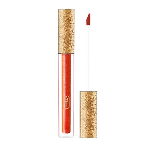 Lip Glaze Lippenglanz Glänzende Glitter Perle feuchtigkeitsspendende Lip Glaze Öl Lippenstift Plumping Lip Lip Gloss Makeup für Frauen Mädchen (A, One Size) von FRMUIC