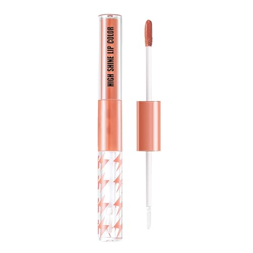 Lip Gloss Lipgloss Glänzend Flüssiger Lippenstift Glanz Finish Feuchtigkeit Durchsichtig Lippenpflege für Trockene Lippen (A, One Size) von FRMUIC