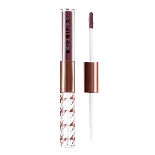 Lip Gloss Lipgloss Glänzend Flüssiger Lippenstift Glanz Finish Feuchtigkeit Durchsichtig Lippenpflege für Trockene Lippen (N, One Size) von FRMUIC