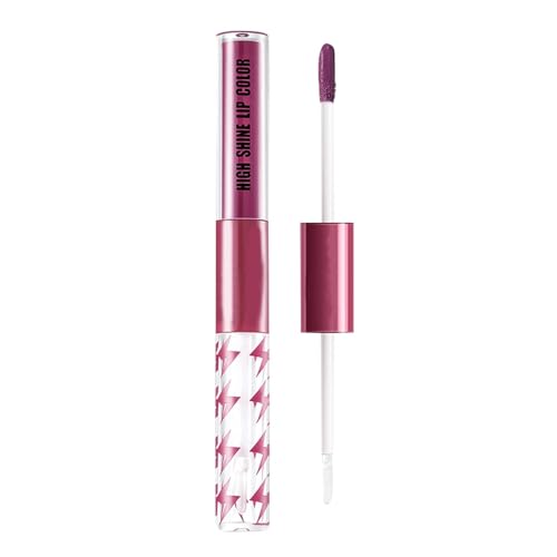 Lip Gloss Lipgloss Glänzend Flüssiger Lippenstift Glanz Finish Feuchtigkeit Durchsichtig Lippenpflege für Trockene Lippen (O, One Size) von FRMUIC