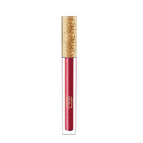 Lipgloss Feuchtigkeitsspendende lange anhaltende feuchtigkeitsspendende Schimmer Lip Plumper Gloss Lip Make-up Lipgloss Für Frauen (B, One Size) von FRMUIC