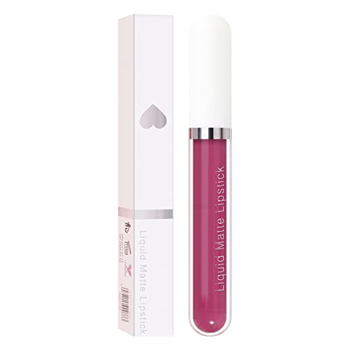 Lipglosse Lang anhaltende Lippenstift Lippe lang anhaltende Antihaft-Schönheit Frauen Feuchtigkeitsspendende Lip gloss (J, One Size) von FRMUIC