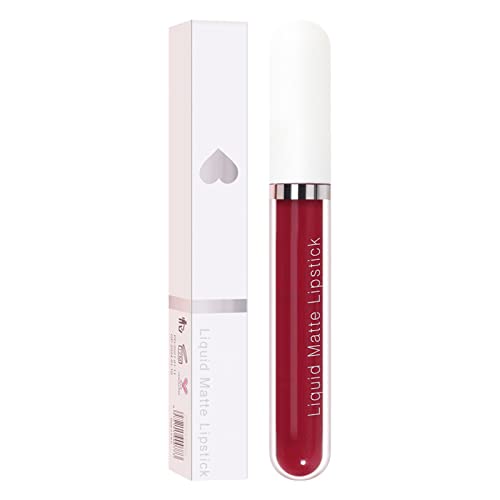 Lipglosse Lang anhaltende Lippenstift Lippe lang anhaltende Antihaft-Schönheit Frauen Feuchtigkeitsspendende Lip gloss (L, One Size) von FRMUIC