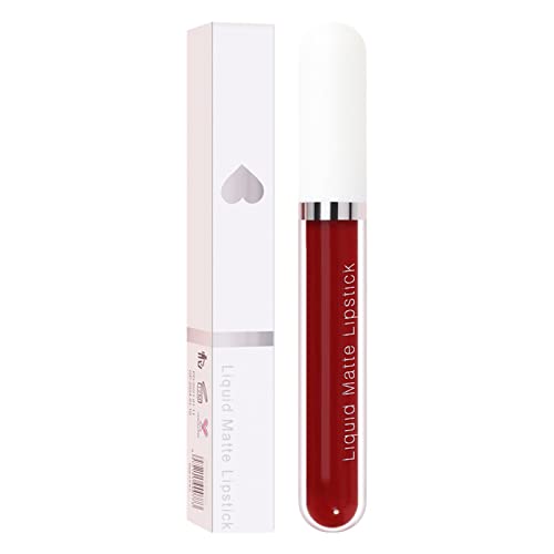 Lipglosse Lang anhaltende Lippenstift Lippe lang anhaltende Antihaft-Schönheit Frauen Feuchtigkeitsspendende Lip gloss (O, One Size) von FRMUIC