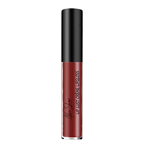 Lippenstift Lip Glaze Cremiger Lipgloss Damen Lippenstift Wasserfester Lipgloss Anfänger Lippenstift Makeup Geschenk (I, One Size) von FRMUIC