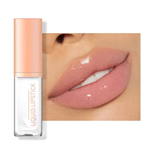 Lippenstift Liquid Lipstick Lip Plumper Makeup Pigmentierter langlebiger Lipgloss wasserfestem Lippen-Make-up Geschenk für Mädchen Frauen (K, One Size) von FRMUIC