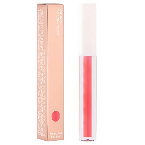 Lippenstift Moisturizing Non-Stick Lip Makeup Dauerhafter wasserdichter tragbarer Lipgloss für Mädchen Damen (C, One Size) von FRMUIC