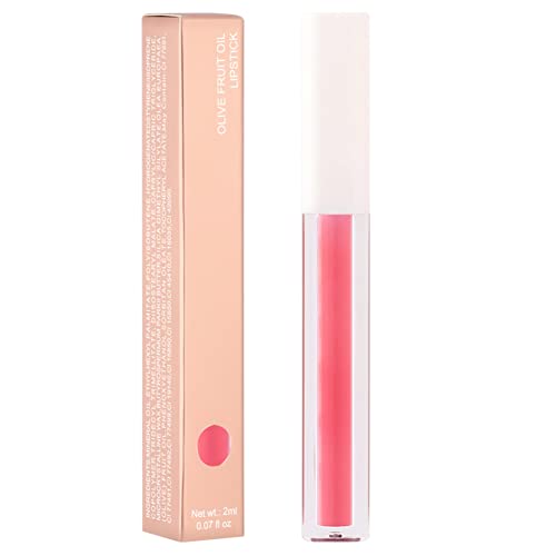 Lippenstift Moisturizing Non-Stick Lip Makeup Dauerhafter wasserdichter tragbarer Lipgloss für Mädchen Damen (D, One Size) von FRMUIC