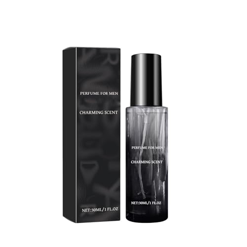 Parfüm Herren Herrenparfüm Erfrischender langanhaltender Duft Paar Atmosphäre Parfüm Perfume Langanhaltender Duft 30 ml (Black, One Size) von FRMUIC