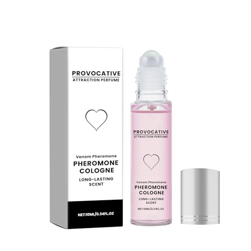 Parfüm für Frauen, Premium-Parfums, um Männer anzulocken, reines Roll-On-Öl, langanhaltender Spezialduft, entfesseln Sie Ihren verführerischen Charme, 10 ml (Pink, One Size) von FRMUIC