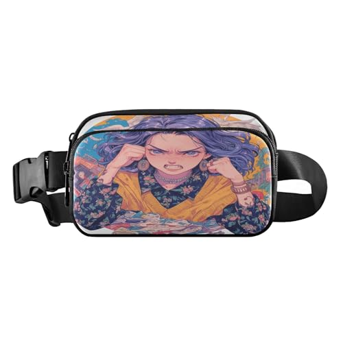 Angry Man Old Lace Modische Crossbody-Tasche für Damen und Herren, wasserabweisend, Reisezubehör mit verstellbarem Riemen für Reisen, Fitnessstudio, Arbeit, wütender Mann, alte Spitze, Einheitsgröße von FRODOTGV