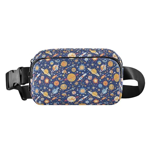 Astronauten Sternbilder Planeten Damen Herren Teenager Mode Bauchtasche für Reisen, Laufen, Wandern, Astronauten Sternbilder Planeten, 1 Size von FRODOTGV