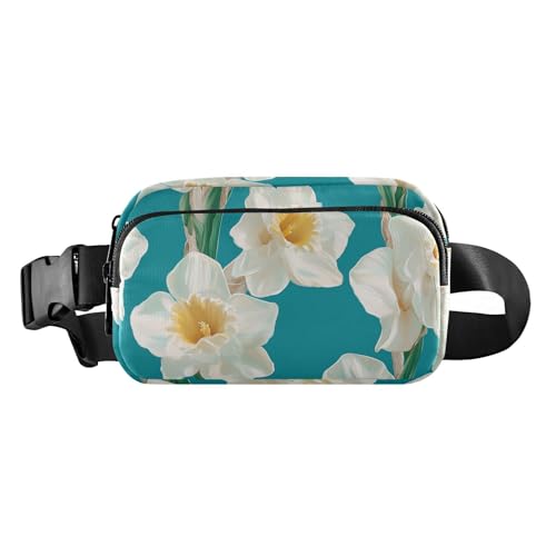 Bauchtasche, für Damen und Herren, Umhängetasche, ästhetischer Pinguin-Blaugrün, große Kapazität, Reisebrieftasche, Farbe: 14, 1 Size von FRODOTGV