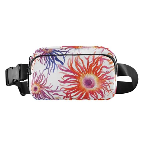 Bauchtasche, für Damen und Herren, Umhängetasche, niedliches Rochen-Terrakotta, große Kapazität, Reisebrieftasche, Farbe09, 1 Size von FRODOTGV