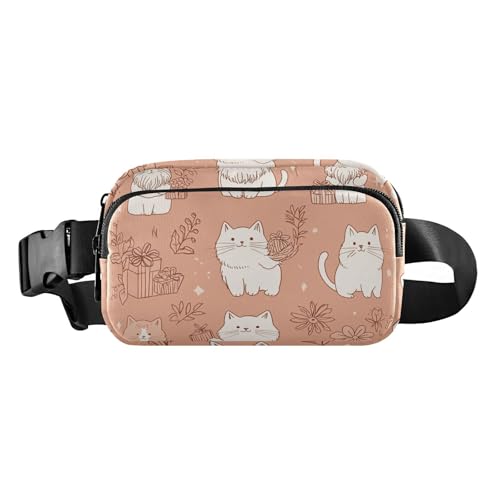 Bauchtasche mit verstellbarem Riemen, für Damen und Herren, Crossbody-Tasche, Allerheiligen, böhmische Katzen, Roségold, große Kapazität, Reisebrieftasche für Shopping, Sport, Arbeit, 01, 1 Size Bauchtasche mit verstellbarem Riemen, für Damen und Herren, Crossbody-Tasche, Allerheiligen, böhmische Katzen, Roségold, große Kapazität, Reisebrieftasche für Shopping, Sport, Arbeit, 01, 1 Size von FRODOTGV