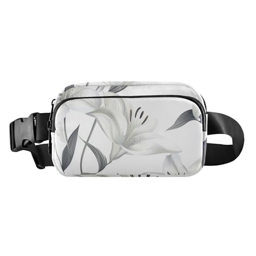 Beauty Peonies Gürteltasche für Damen und Herren, Burgunderrot, Sporttasche, Bauchtasche zum Wandern, Farbe10, 1 Size von FRODOTGV