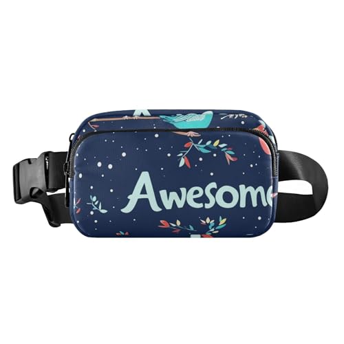 Brustgürtel, Bauchtasche für Damen und Herren, schöne Sonnenblumen-Gürteltasche, Umhängetasche, große Kapazität, Reisepass, Geldbörse für Radfahren, Wandern, Fitnessstudio, 17, 1 Size von FRODOTGV