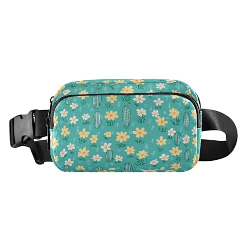 Brustgürtel, Bauchtasche für Herren und Damen, Herbstblumen, Nelke, Kaktus, Amaryllis, Braun, Gürteltasche, Umhängetasche, große Kapazität, Reisepass, Geldbörse für Radfahren, Wandern, Fitnessstudio, von FRODOTGV