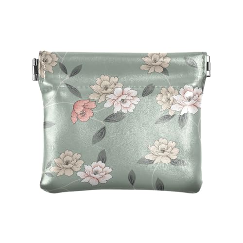 Damen-Geldbörse aus Leder, für persönliche Gegenstände, niedliches Blumen-Design, Blumendesign, 1 Size, Reisezubehör von FRODOTGV