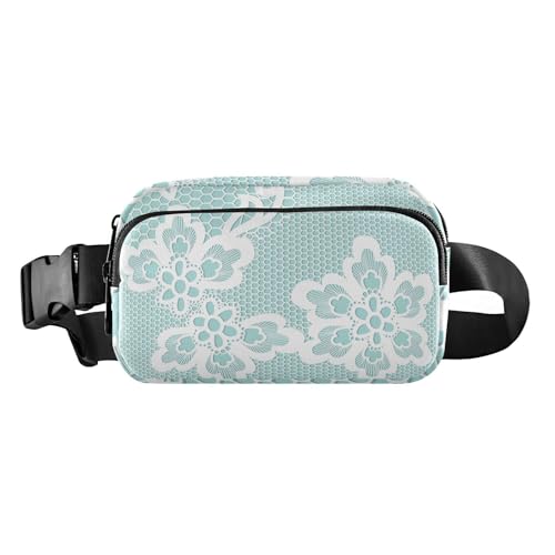 Damen Herren Brusttasche Gürteltasche modisch wasserabweisend Crossbody Tasche Hüfttaschen mit verstellbarem Gurt für Workout Laufen Wandern Hochzeit Spitze Blume, Hochzeits-Spitzen-Blume, 1 Size Damen Herren Brusttasche Gürteltasche modisch wasserabweisend Crossbody Tasche Hüfttaschen mit verstellbarem Gurt für Workout Laufen Wandern Hochzeit Spitze Blume, Hochzeits-Spitzen-Blume, 1 Size von FRODOTGV