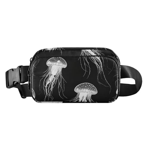 Einzigartige Narzissen-Umhängetasche, Hüfttasche für Damen, mit verstellbarem Gurt, Lila, Farbe02, 1 Size von FRODOTGV