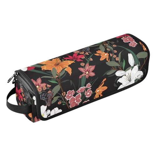 FRODOTGV 2-in-1-Haar-Werkzeug-Organizer, schöne blühende Blume, Garten-Reisetasche für Haarwerkzeuge, wasserdichter Lockenstab, Reiseetui für Glätteisen, Lockenstab und Haartrockner, Schöner blühender von FRODOTGV