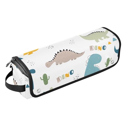 FRODOTGV 2-in-1-Haar-Werkzeug-Organizer, tragbarer Organizer mit hitzebeständiger Matte, Cartoon-Dinosaurier für Glätteisen, heiße Werkzeuge und Haarpflegezubehör, Cartoon Dinosaurier, 1 Size von FRODOTGV