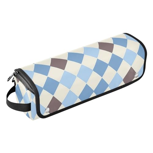 FRODOTGV 2-in-1-Haar-Werkzeug-Organizer für Frauen und hitzebeständige Matte, kariert, weiß, blau, braun, für Glätteisen, heiße Werkzeuge und Haarpflegezubehör, Kariert, Weiß, Blau, Braun, 1 Size FRODOTGV 2-in-1-Haar-Werkzeug-Organizer für Frauen und hitzebeständige Matte, kariert, weiß, blau, braun, für Glätteisen, heiße Werkzeuge und Haarpflegezubehör, Kariert, Weiß, Blau, Braun, 1 Size von FRODOTGV