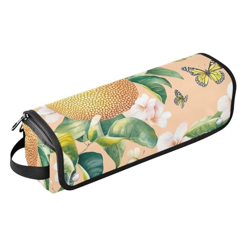 FRODOTGV 2-in-1-Haar-Werkzeug-Organizer und hitzebeständige Matte mit Reißverschluss, Heizwerkzeug, Reisetasche für Glätteisen, heiße Werkzeuge und Haarpflegezubehör, Schwarz, 15, 1 Size von FRODOTGV