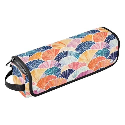 FRODOTGV 2-in-1 Lockenstab Reiseetui für Damen, wasserdichte Tragetasche und hitzebeständige Matte für heiße Werkzeuge, Glätteisen, Haarvolumizer Styler, Rot, Handgezeichnete, niedliche japanische von FRODOTGV