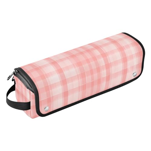 FRODOTGV 2-in-1-Lockenstab-Reiseetui und hitzebeständige Matte, für Damen, abnehmbarer Organizer für Haarstyling, Pfirsich und Weiß, kariert, Kariertes Pfirsich und Weiß, 1 Size FRODOTGV 2-in-1-Lockenstab-Reiseetui und hitzebeständige Matte, für Damen, abnehmbarer Organizer für Haarstyling, Pfirsich und Weiß, kariert, Kariertes Pfirsich und Weiß, 1 Size von FRODOTGV
