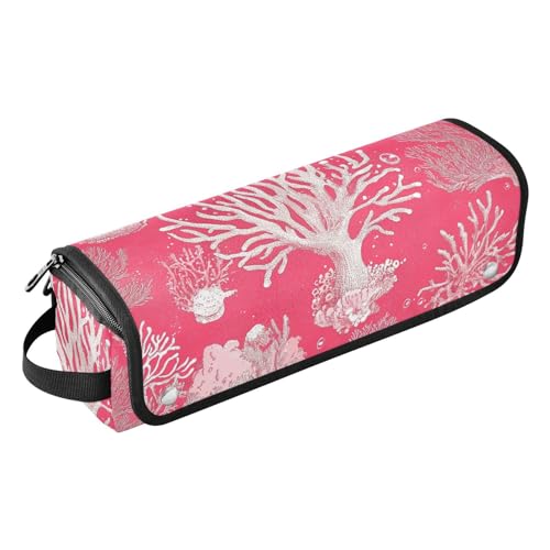 FRODOTGV Art Narzissen beige Reisetasche für Haarwerkzeuge für Frauen, abnehmbarer Zubehör-Organizer und hitzebeständige Matte für Glätteisen, heiße Werkzeuge und Haarpflegezubehör, Farbe: 18, 1 Size von FRODOTGV